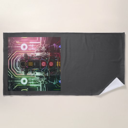 Robot 1 Strandtuch (Vorderseite)