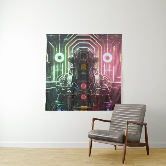 Robot 1 Wandteppich (Beispiel)
