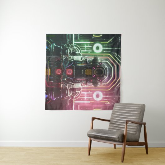 Robot 1 Wandteppich (Beispiel (Horizontal))