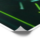 Robot 1 Wert matt Poster (Ecke)