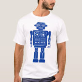Robot 270620/010 - Navy Blue and White T - Shirt (Vorderseite)