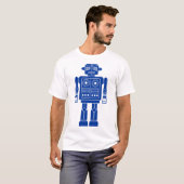 Robot 270620/010 - Navy Blue and White T - Shirt (Vorne ganz)