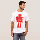 Robot 270620/010 - Roter und Weißer T - Shirt (Vorne ganz)