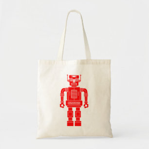 Robot 270620/04 - Rot und Weiß Tragetasche