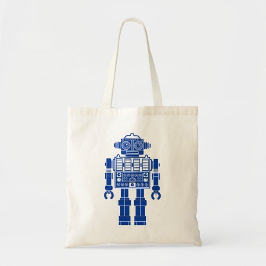 Robot 270620/08 - Navy Blue and White Tragetasche (Vorne)