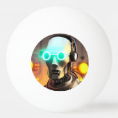 Robot 2 3-Sterne-Tischtennisball Tischtennisball (Vorderseite)