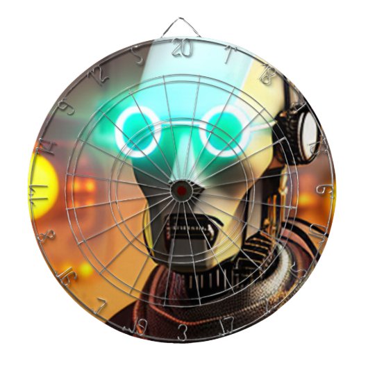 Robot 2-Dartboard Dartscheibe (vorne)