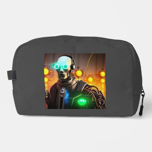 Robot 2 Dopp Kit Kulturbeutel Waschbeutel (Vorderseite)