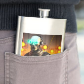 Robot-2-Flasche Flachmann (Beispiel)