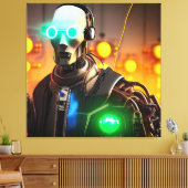Robot 2 Leinwanddruck (Insitu (Wohnzimmer))