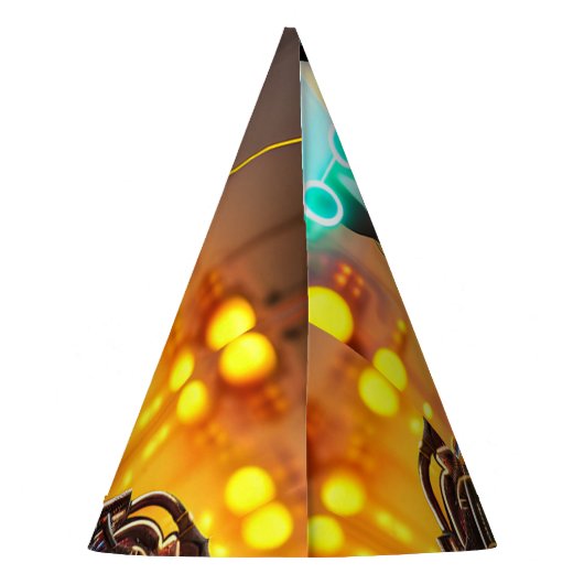 Robot-2-Party-Hüte Partyhütchen (Rückseite)