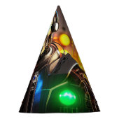 Robot-2-Party-Hüte Partyhütchen (Vorderseite)