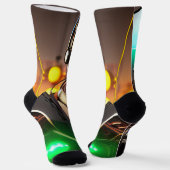 Robot 2 Premium Socken (Gewinkelt)