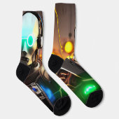 Robot 2 Premium Socken (Rechts)