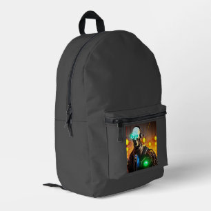 Robot 2-Rucksack Bedruckter Rucksack