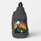 Robot-2-Sack-Rucksack Crossbody Bag (Vorderseite)