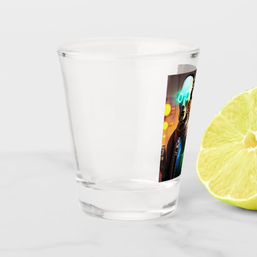 Robot-2-Shotglas Schnapsglas (Links)