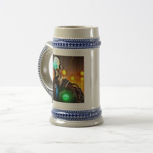 Robot 2 stein bierglas (Vorderseite Links)