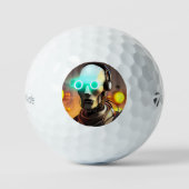 Robot 2 Taylor Made TP5 Golfbälle 3 pk (Vorderseite)