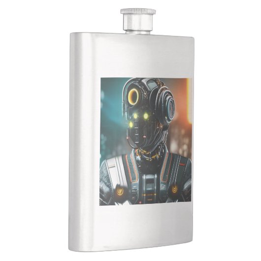 Robot-3-Flaterkolben Flachmann (Rechts)