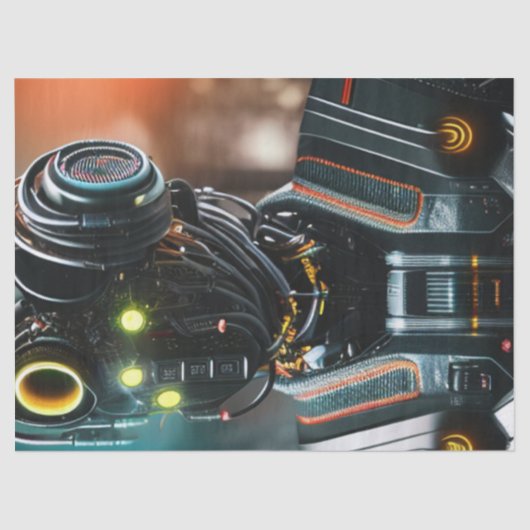 Robot-3-Gewebepapier Seidenpapier (Vorderseite)