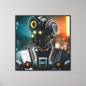 Robot 3 Leinwanddruck (Vorderseite)