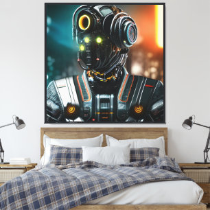 Robot 3 Leinwanddruck