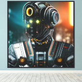Robot 3 Leinwanddruck (Insitu (Holzboden))