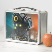 Robot-3-Lunchbox Metall Brotdose (Beispiel)