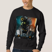 Robot 3 men Black Sweatshirt (Vorderseite)