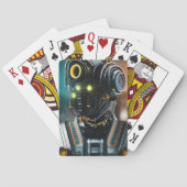 Robot 3-Poker-Spielkarten Spielkarten (Rückseite)