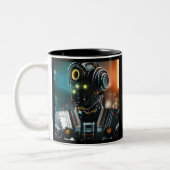 Robot 3 schwarze zweifarbige Tasse (Links)