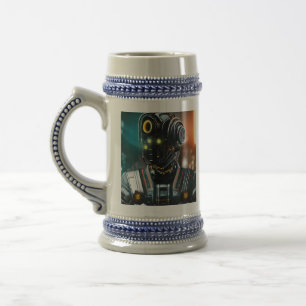 Robot 3 stein bierglas