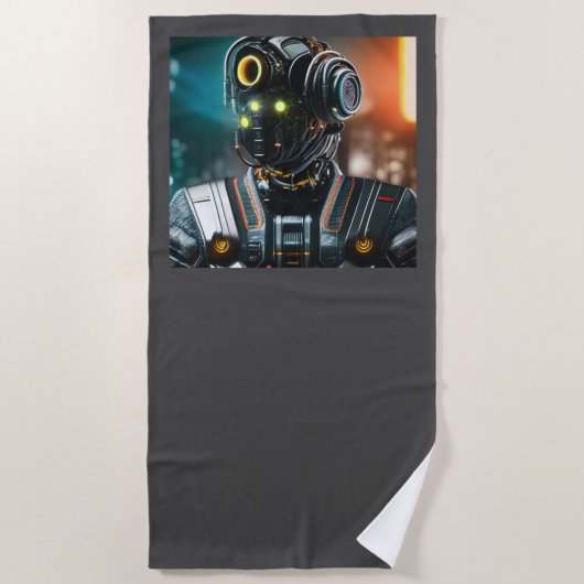 Robot 3 Strandtuch (Vorderseite)