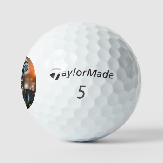 Robot 3 Taylor Made TP5 Golfbälle 3 pk (Logo)