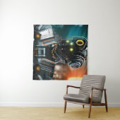 Robot 3 Wandteppich (Beispiel (Horizontal))