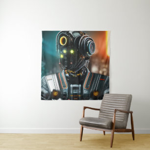 Robot 3 Wandteppich