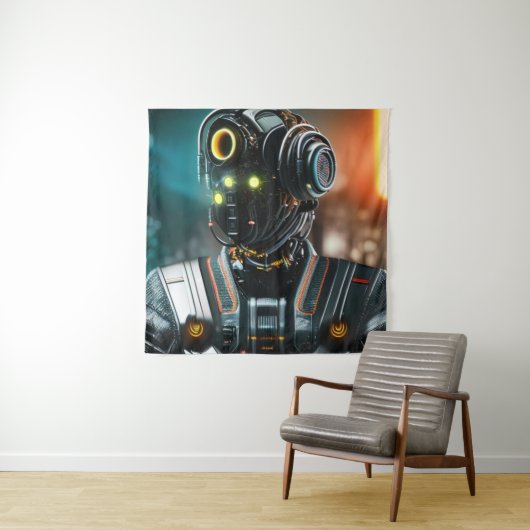 Robot 3 Wandteppich (Beispiel)