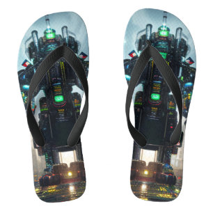 Robot-4-Breiten-Flip-Flops Badesandalen