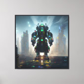 Robot-4-Canvas-Druck Leinwanddruck (Vorderseite)
