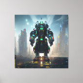 Robot-4-Canvas-Druck Leinwanddruck (Vorderseite)