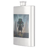 Robot-4-Flachkolben aus rostfreiem Stahl Flachmann (Links)