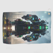 Robot 4 Golfhandtuch (Horizontal)