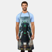 Robot 4 Koch Schürze (Getragen)