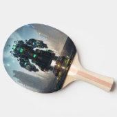 Robot-4-Pingpongpaddel Tischtennis Schläger (Seitenansicht)