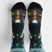 Robot 4 Premium Socken (Oben)