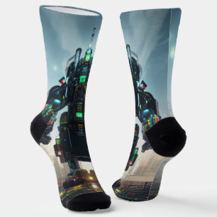 Robot 4 Premium-Socken Socken