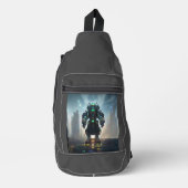 Robot-4-Sack-Rucksack Crossbody Bag (Vorderseite)