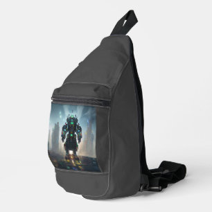 Robot-4-Sack-Rucksack Crossbody Bag