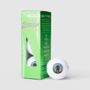 Robot 4 Srixon Soft Feel Golfbälle 3 pk